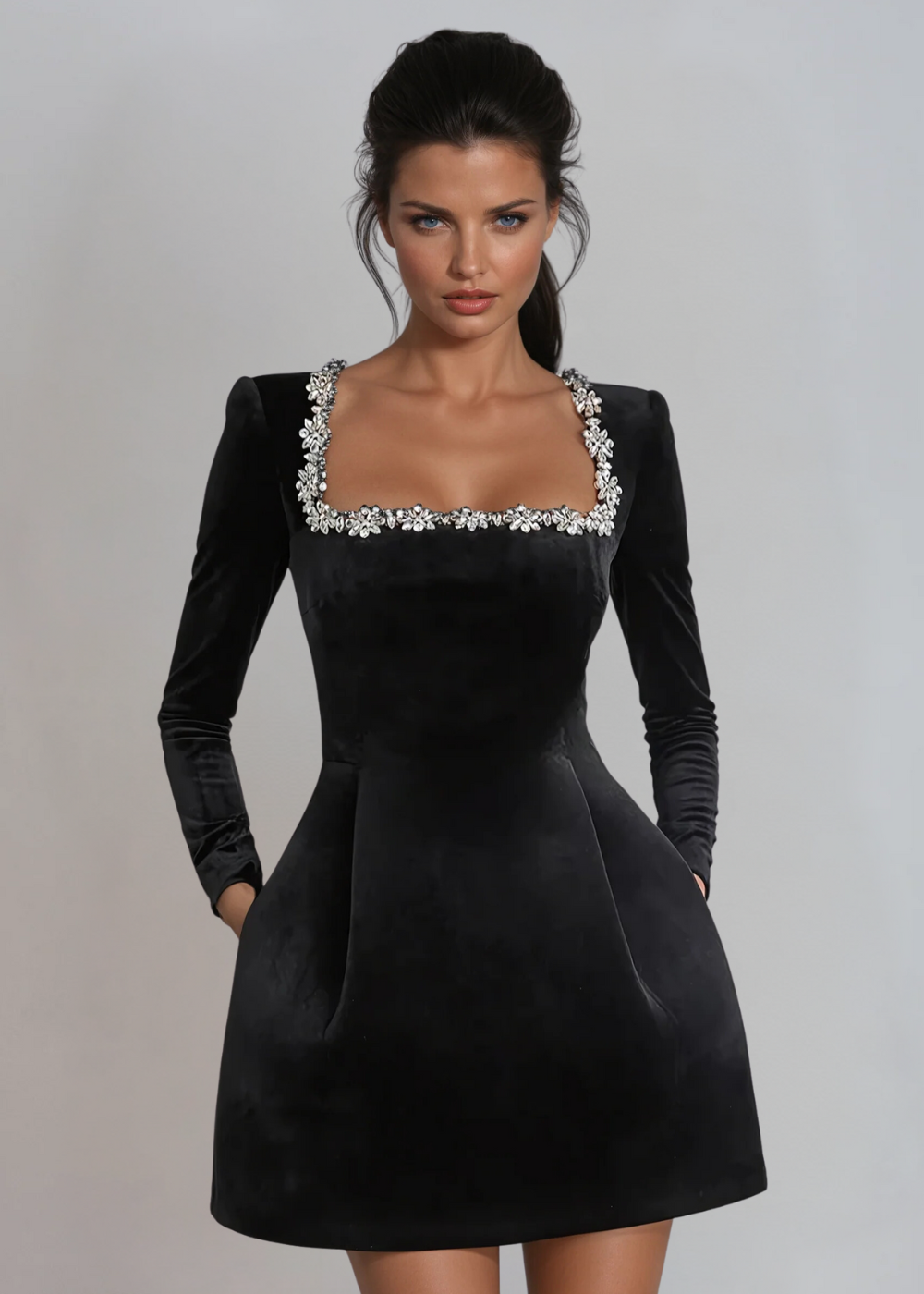 Elodie | Velvet Dress