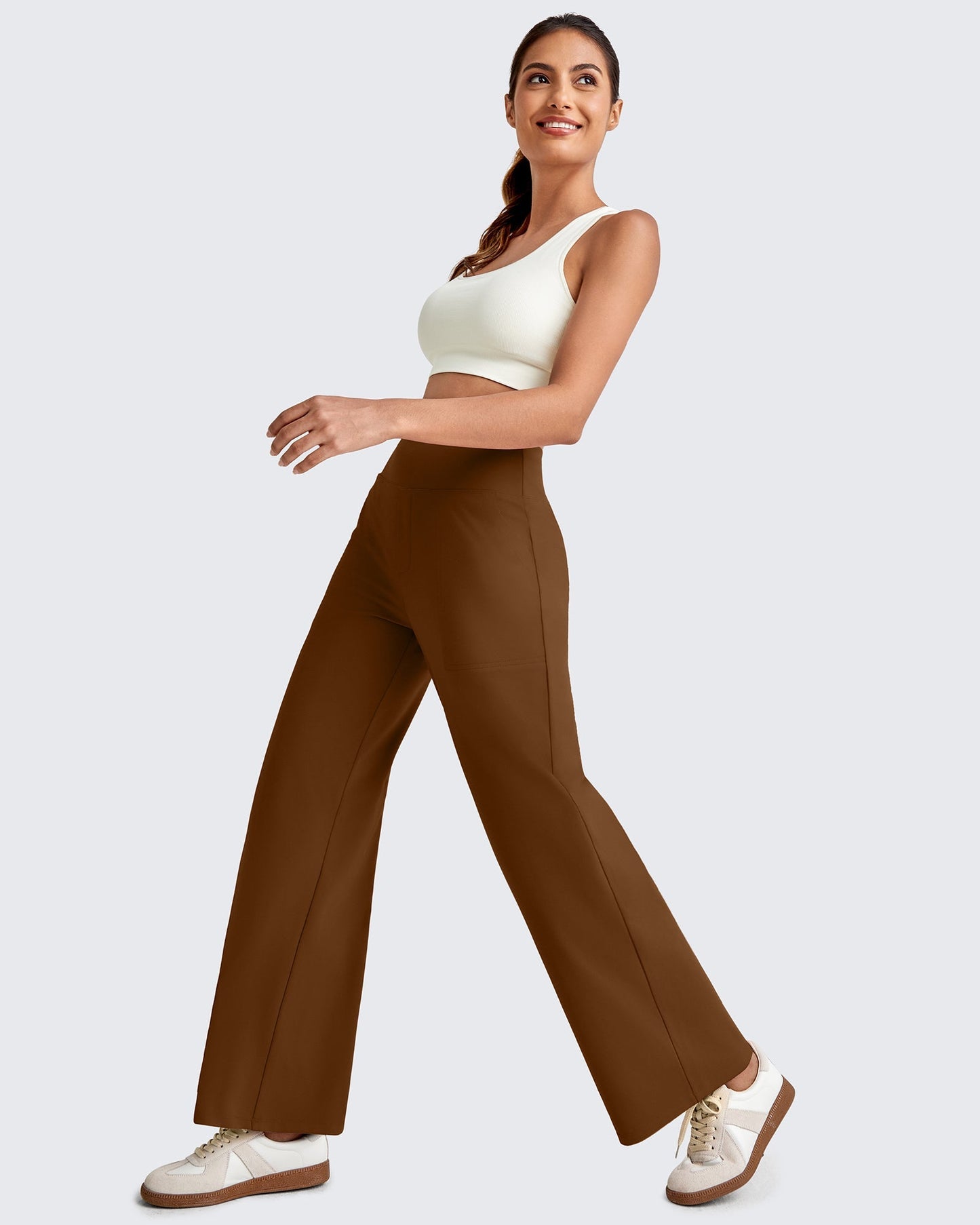 Mila | High Waist Cropped Pants