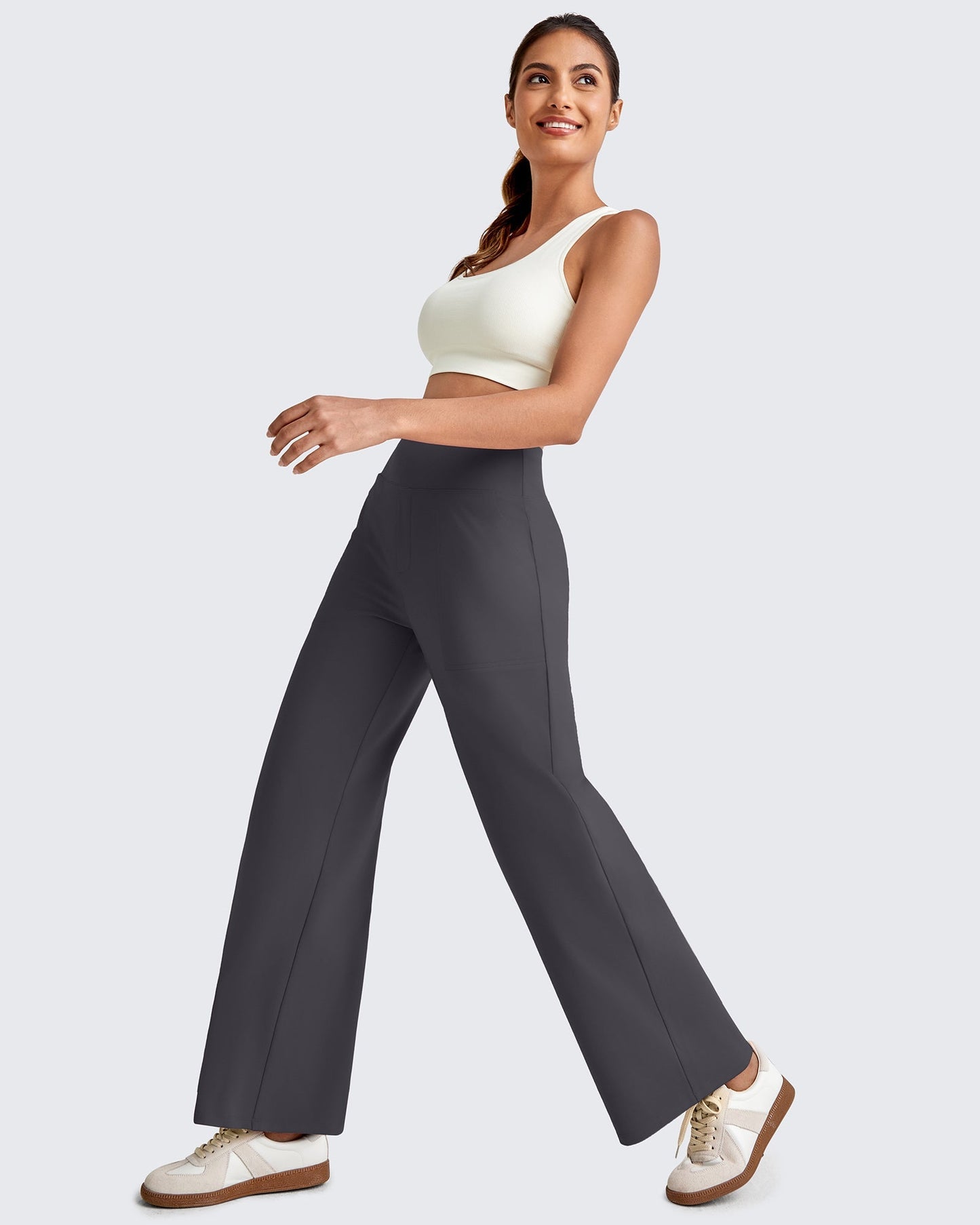 Mila | High Waist Cropped Pants