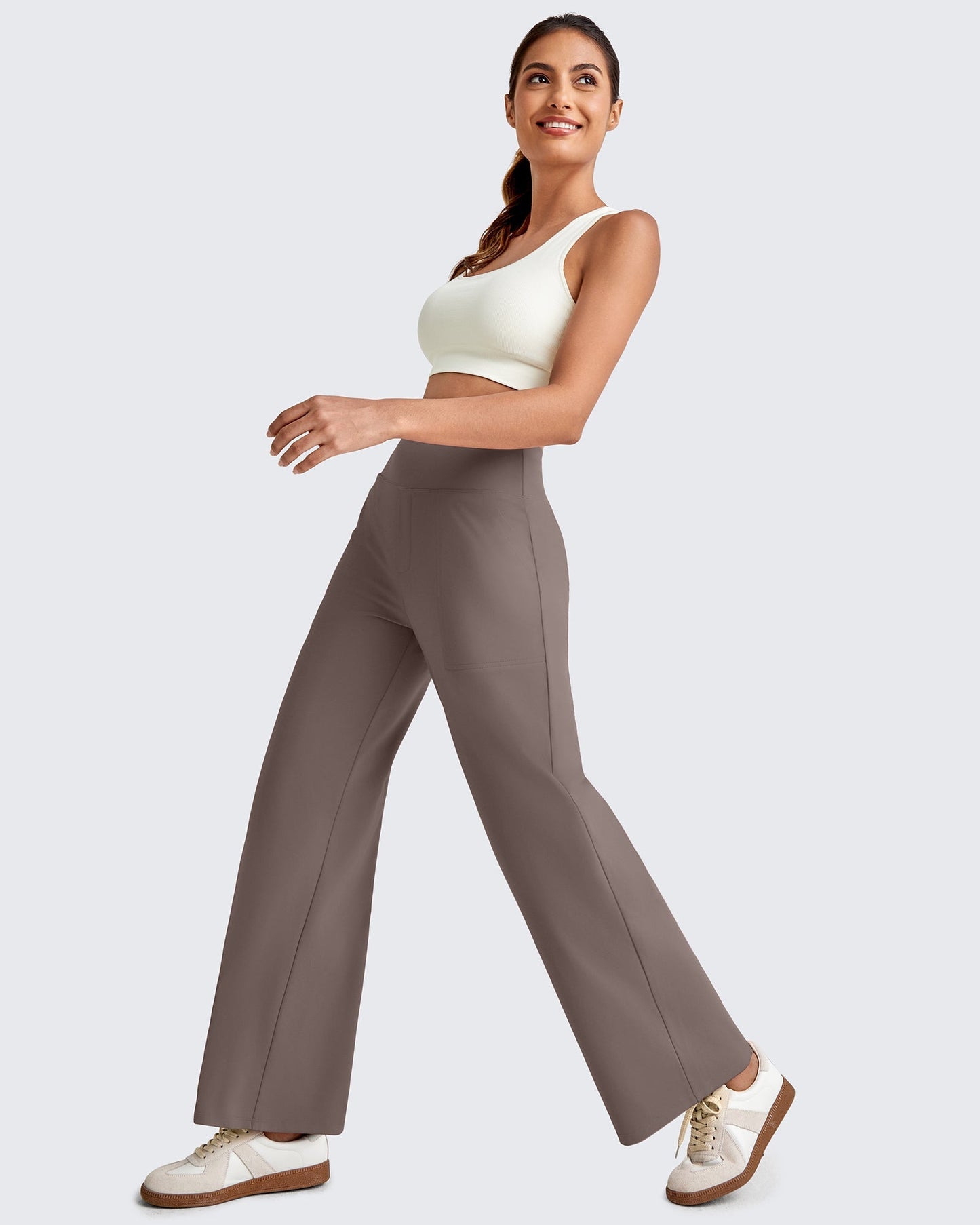 Mila | High Waist Cropped Pants