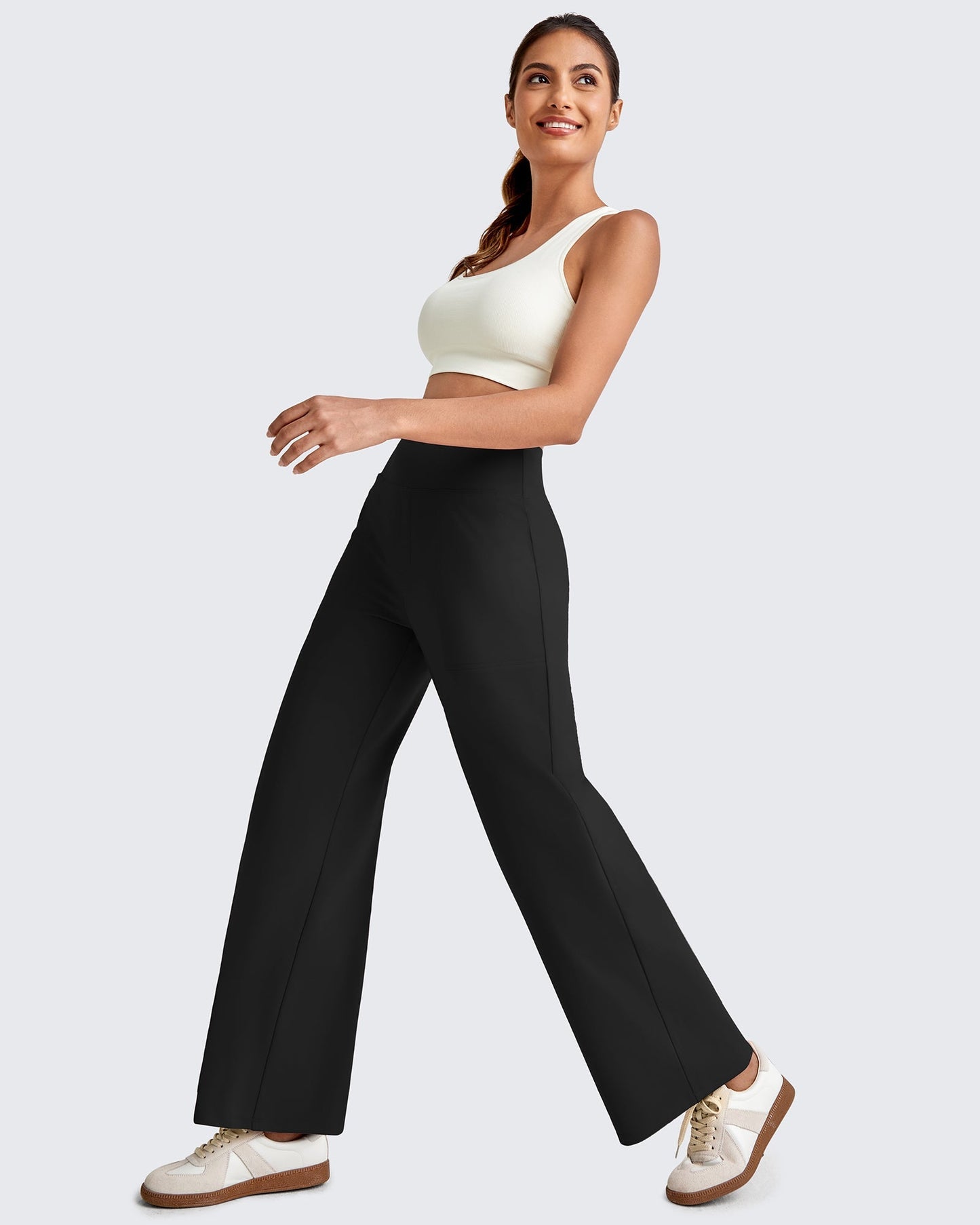 Mila | High Waist Cropped Pants
