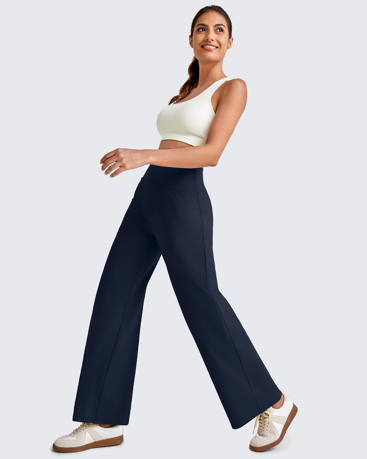 Mila | High Waist Cropped Pants
