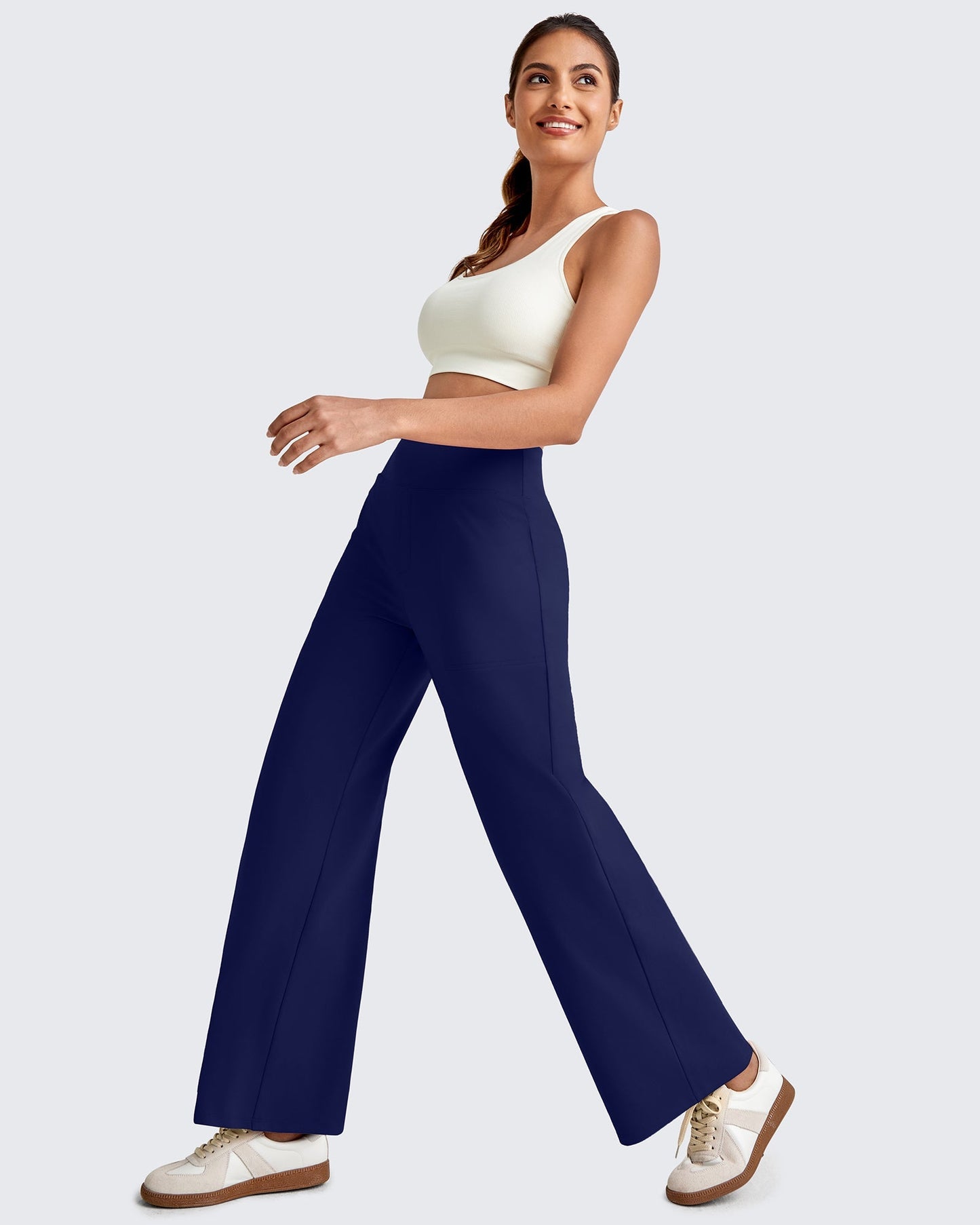Mila | High Waist Cropped Pants