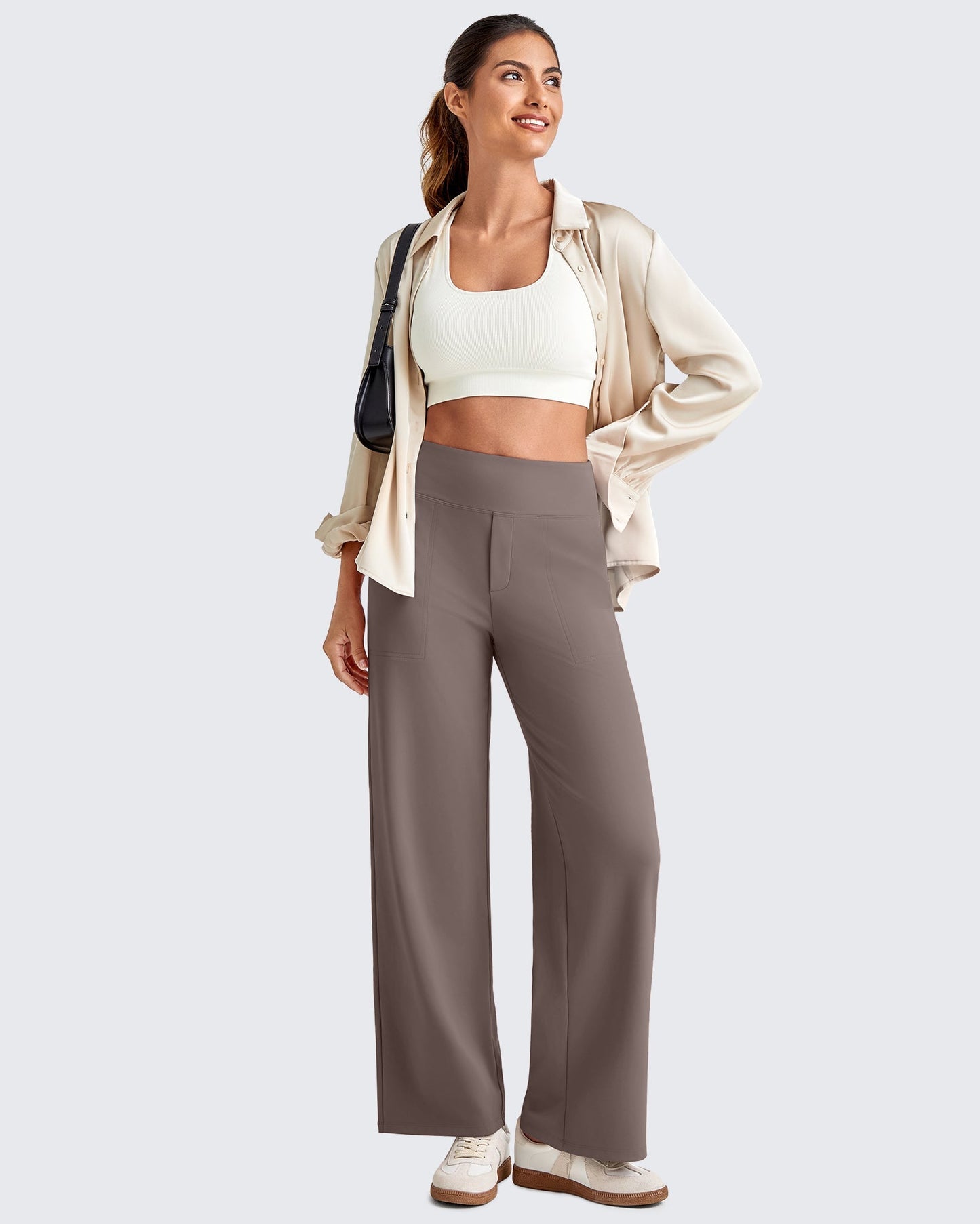 Mila | High Waist Cropped Pants