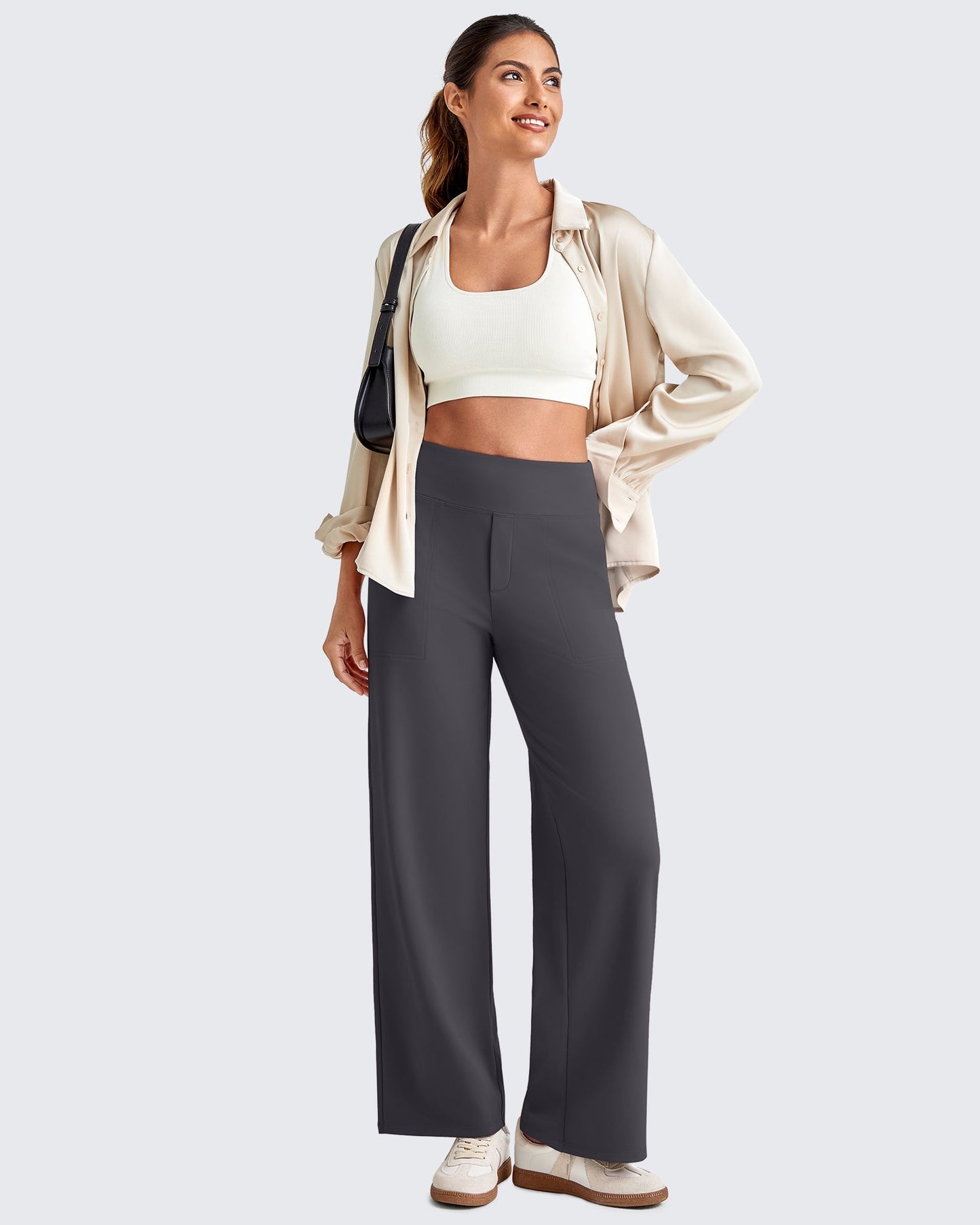 Mila | High Waist Cropped Pants