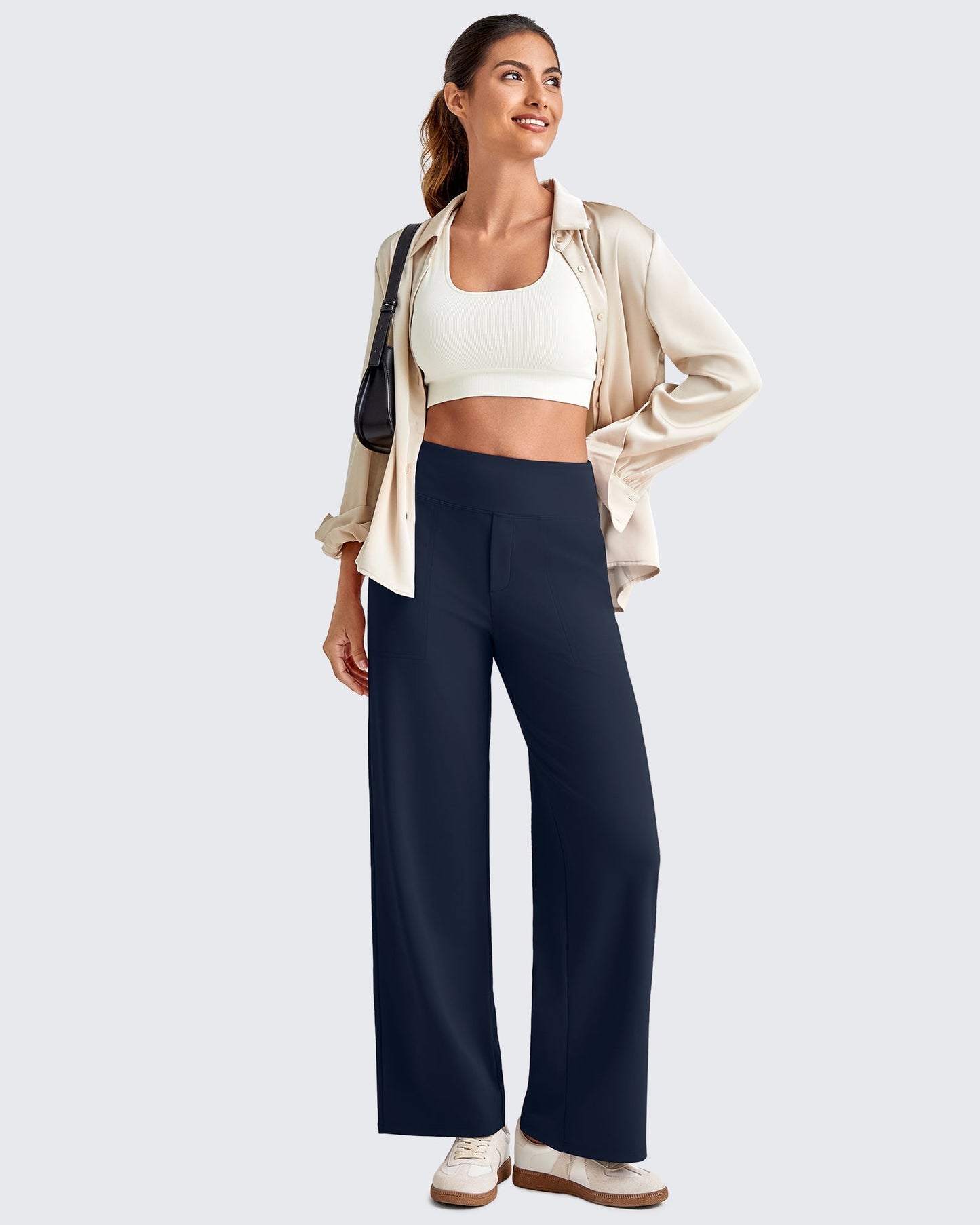 Mila | High Waist Cropped Pants