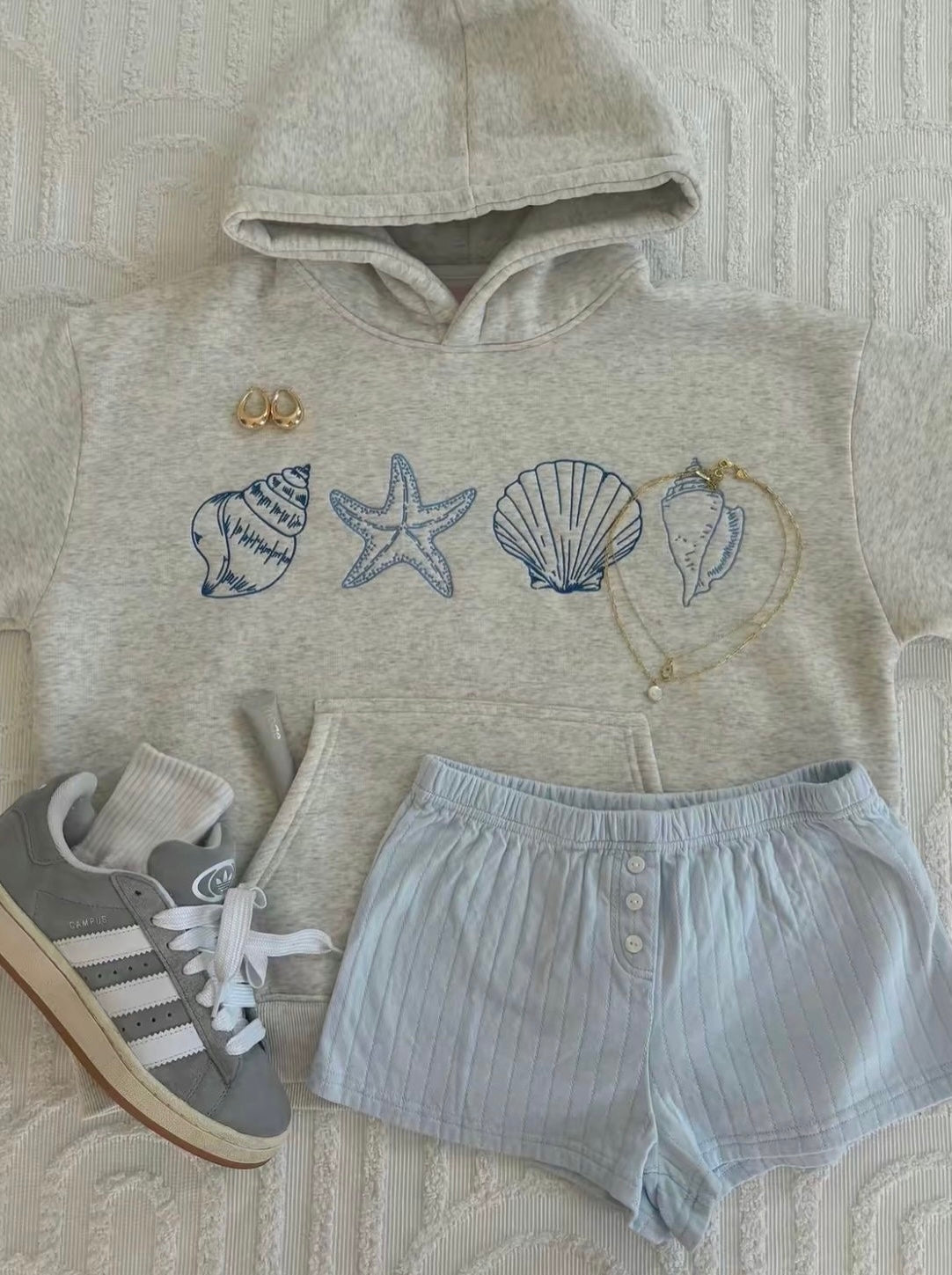Mia | Seashell Hoodie