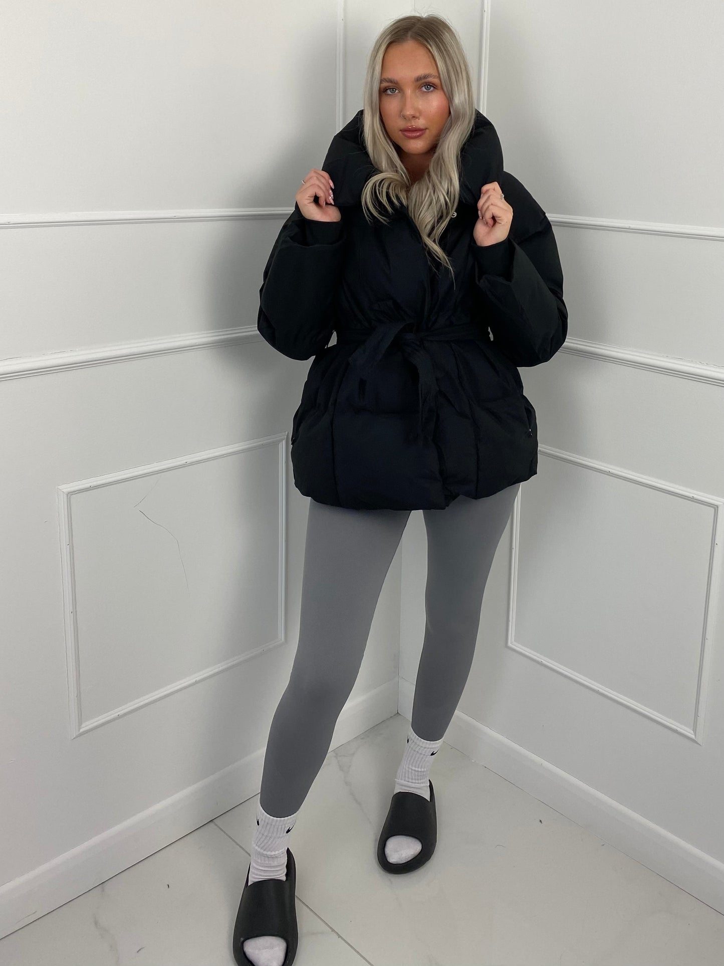 Karly | Short Belted Puffer Jacket