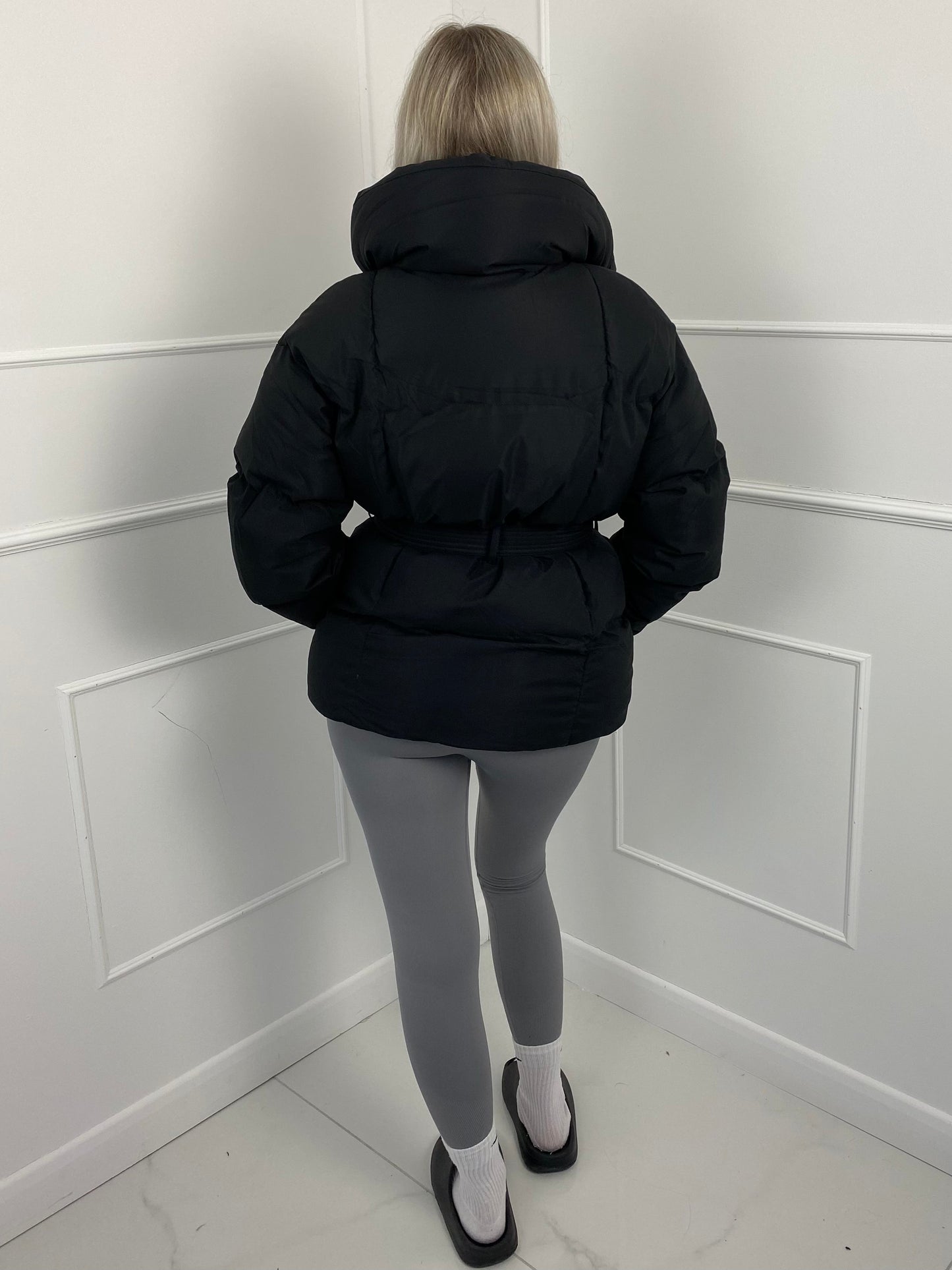 Karly | Short Belted Puffer Jacket