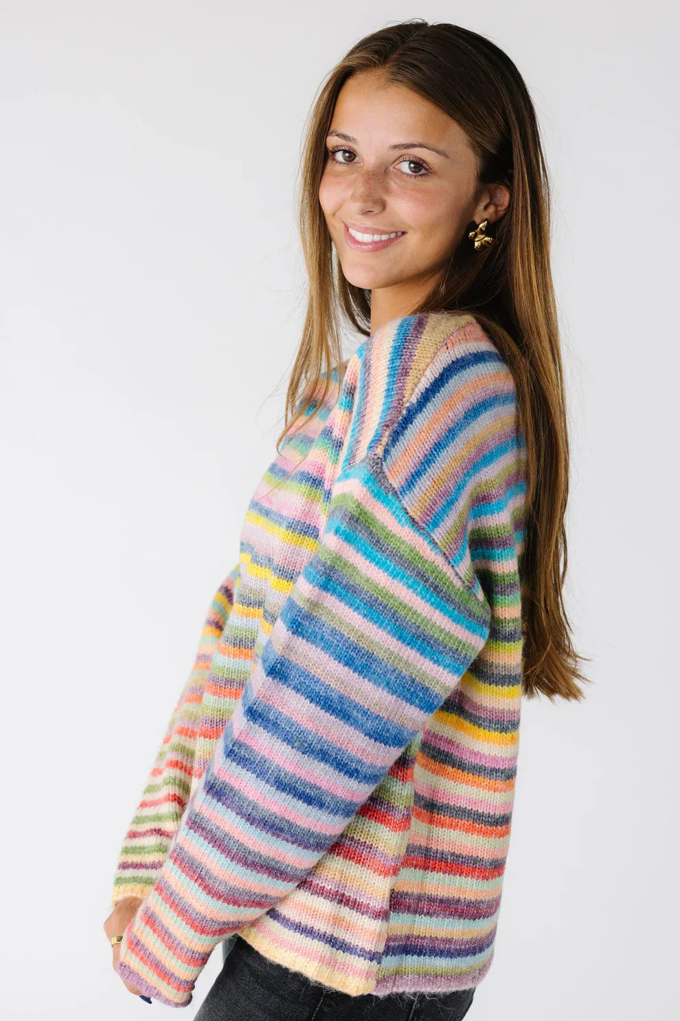 Ella | Striped Pullover Sweater