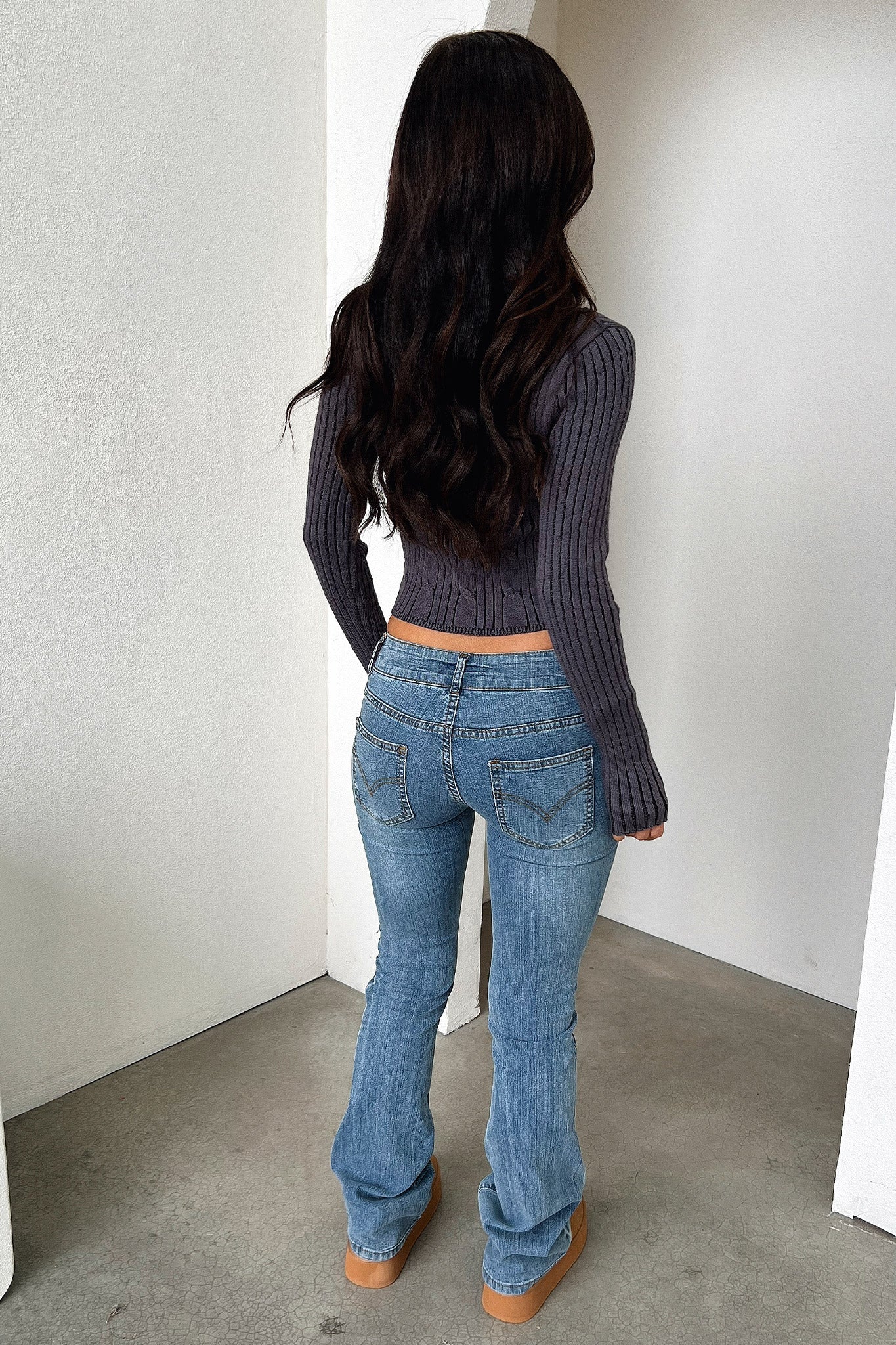 Rosa | Jeansy z niskim stanem