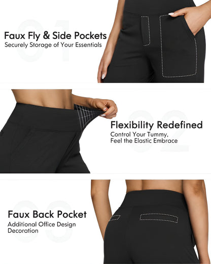 Mila | High Waist Cropped Pants