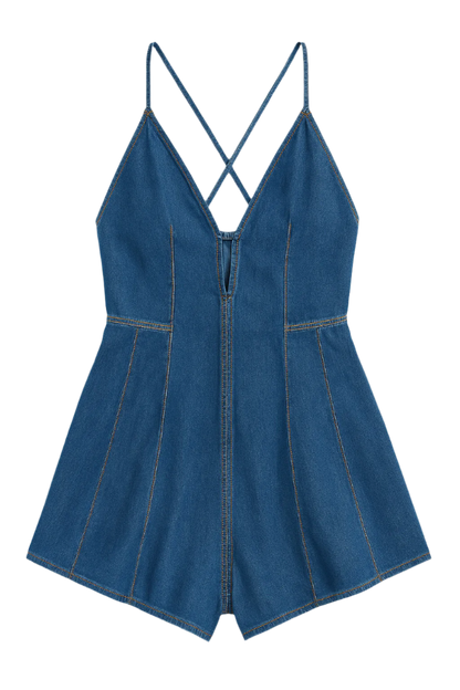 Iska | Dazed Denim Romper