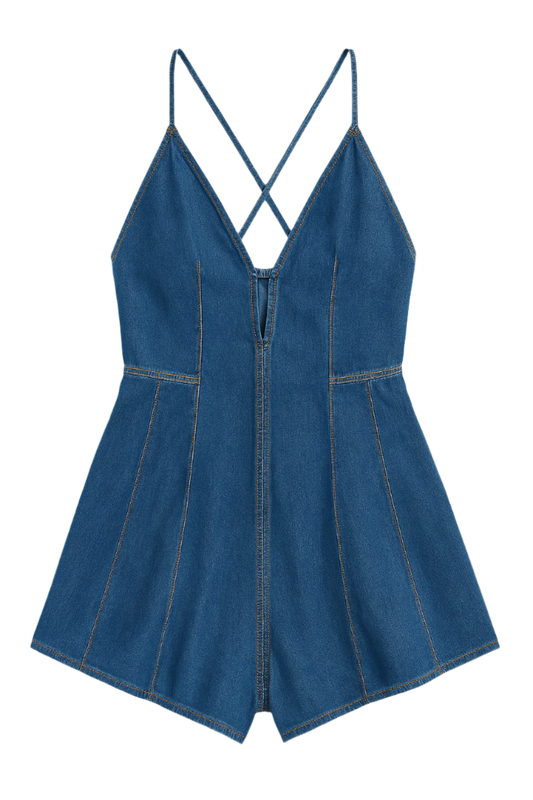 Iska | Dazed Denim Romper