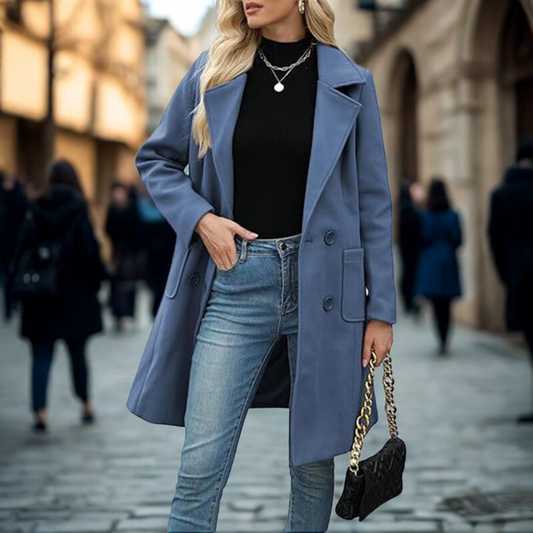Liva | Casual Mid Length  Coat