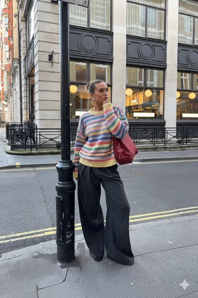 Ella | Striped Pullover Sweater