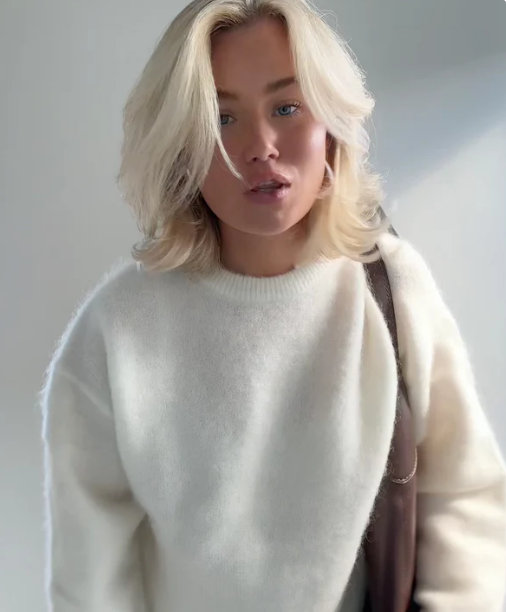 Sophia - Sweter z mieszanki moheru