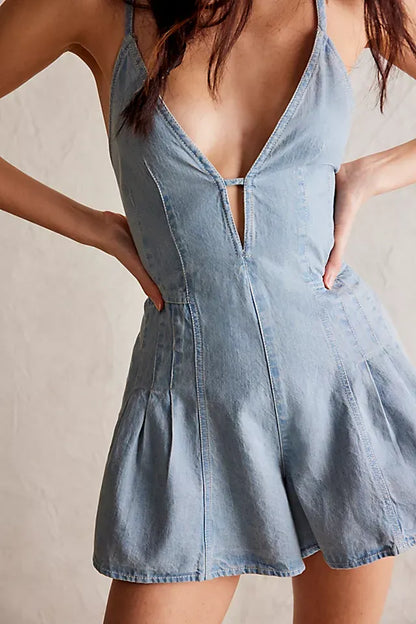 Iska | Dazed Denim Romper
