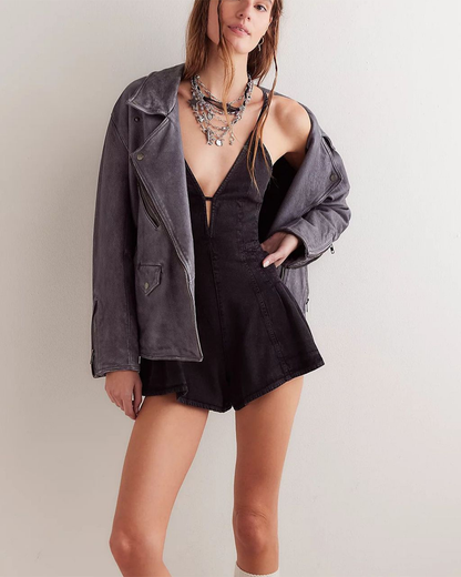 Iska | Dazed Denim Romper