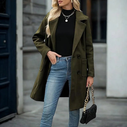 Liva | Casual Mid Length  Coat
